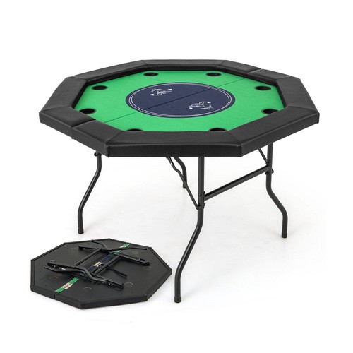 Inches foldable poker table - inches,