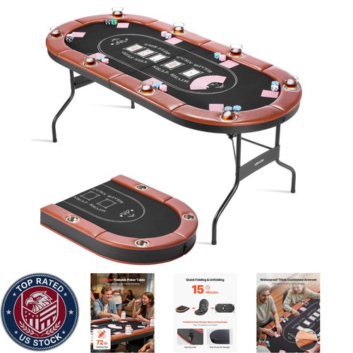 Foldable poker table - table,, player