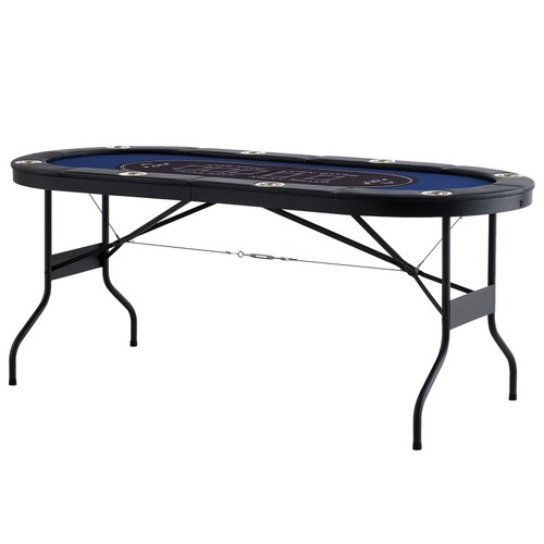 Player foldable poker table - 8,