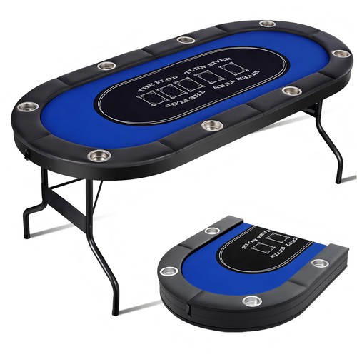 Inch foldable poker table - poker,