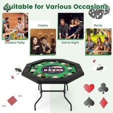 GAINOOM 130cm Foldable Poker