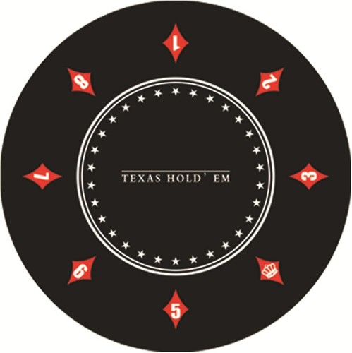 Poker table mat - foldable, texas