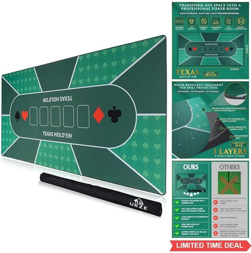Foldable poker table top - table, 70x35