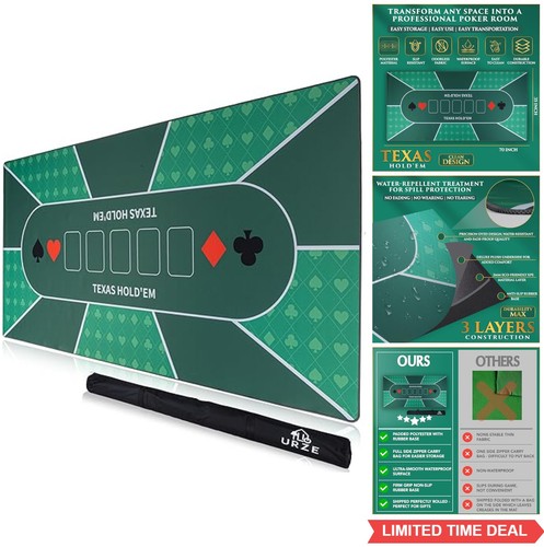 Foldable poker table - foldable, top