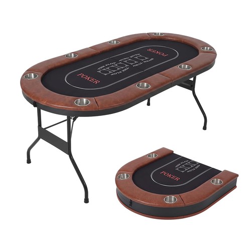 Portable poker table 8 - 72",