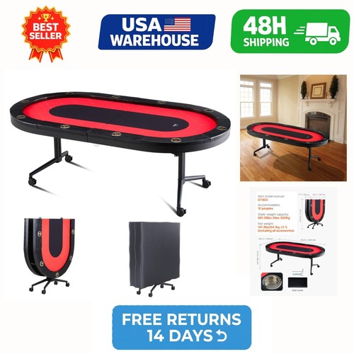 Vevor oval poker table - oval, for