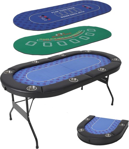 Player poker table with - 8,