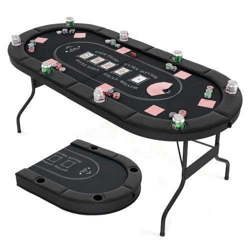 Portable oval card board - portable, game