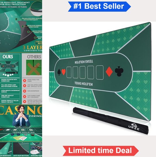 Foldable poker table top - poker, x