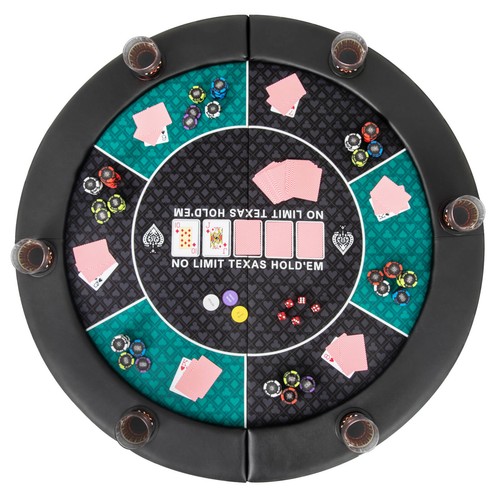 Player foldable poker - 6-player,