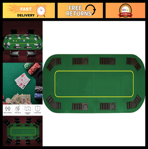 Foldable poker table top - foldable,