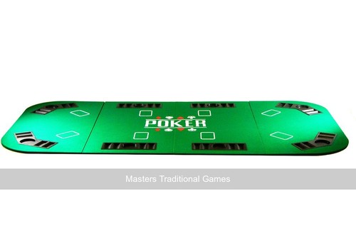 Large folding poker table - large,