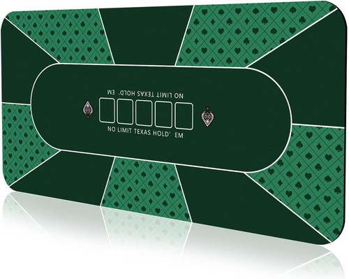 70x35 inch poker table - table, mat