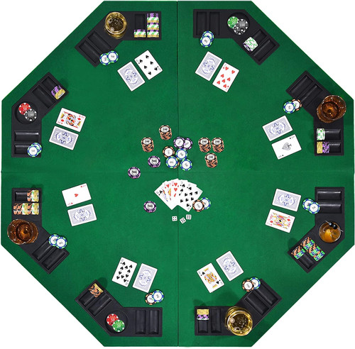 Player foldable poker - 48",