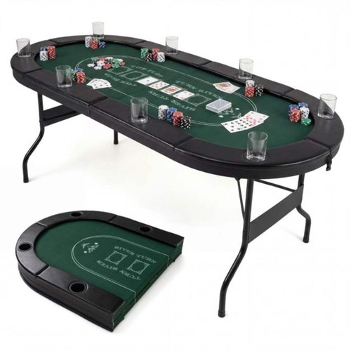 Foldable poker table player - poker,