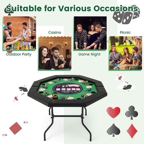 Foldable poker table - poker, 8
