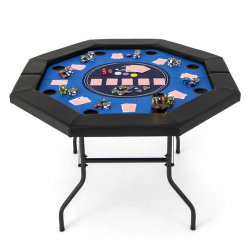 Inches foldable poker table - foldable,