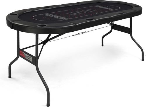 Player foldable poker table - poker,