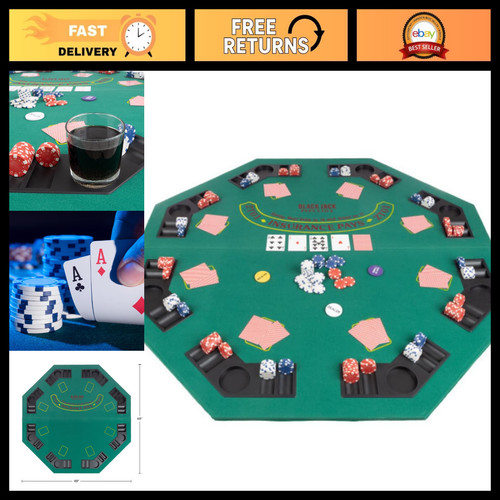 Folding poker table top - 48",