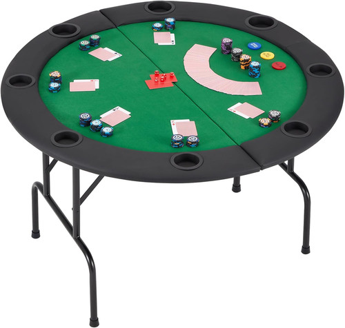 Round poker table players - 8,
