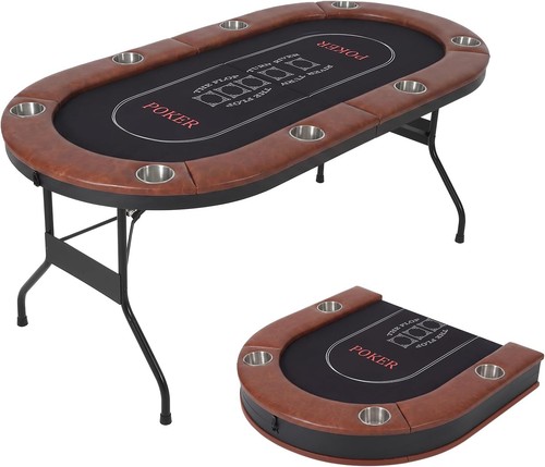 Player poker table - 8, foldable