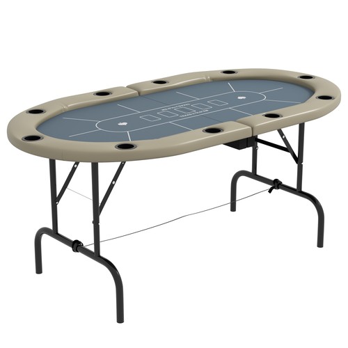 Foldable poker table 8 - foldable,