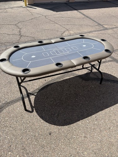 Poker table foldable oval - table, foldable,oval