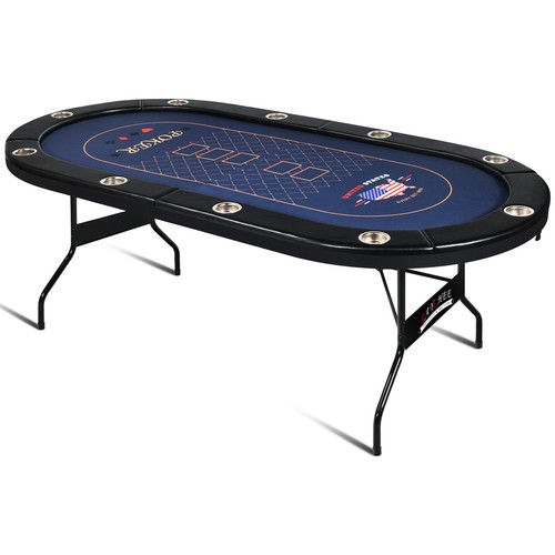 Player foldable poker table - player,