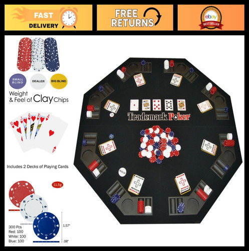Foldable poker table - table, topper