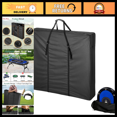 Folding poker table carry - 72",