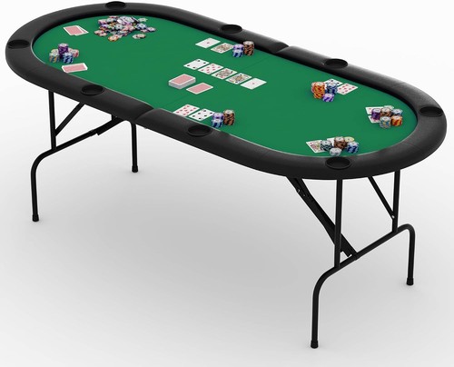Oval foldable poker - poker, table