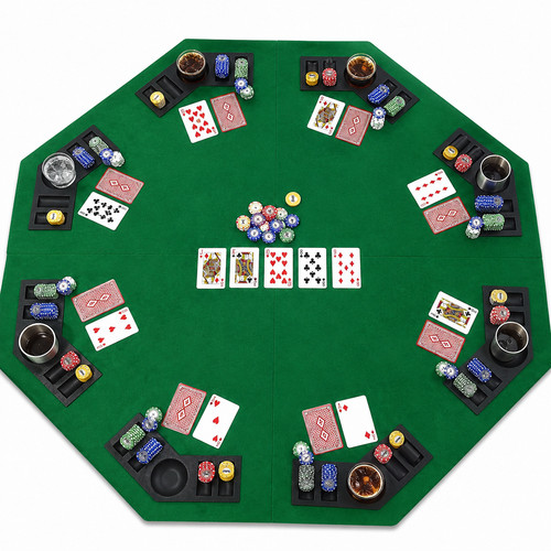 Foldable poker table top - poker,