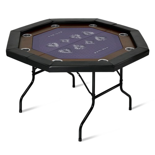Player foldable poker table - 8,