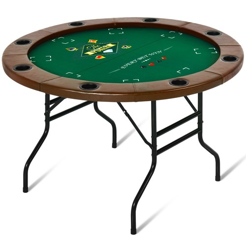 Round poker table - table, 8