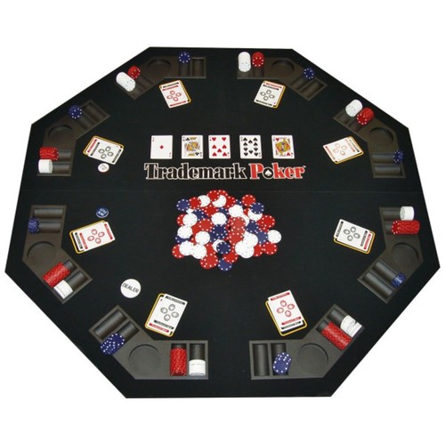 Foldable poker table topper - table,