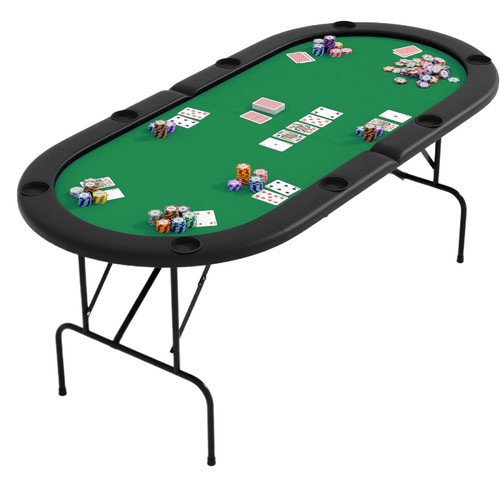 Player oval poker table - player,
