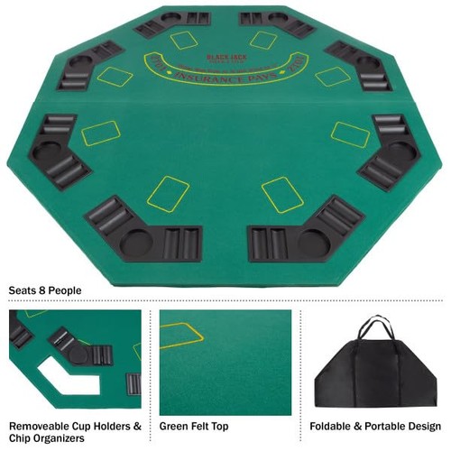 Folding poker table top - poker,